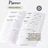 Achala Planner Fitness Mensal – Insert