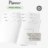 Achala Planner Fitness Mensal – Insert