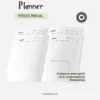 Achala Planner Fitness Mensal – Insert