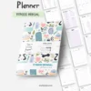 Achala Planner Fitness Mensal – Insert