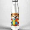 Garrafa Elo Autista Akita Tranquility: Refresque-se na Paz da Inclusão