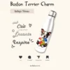 Garrafa Elo Autista Boston Terrier Charm
