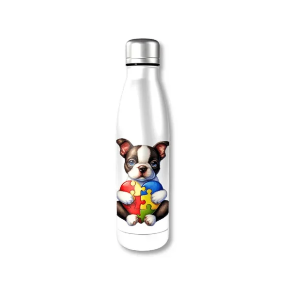 Garrafa Elo Autista Boston Terrier Charm