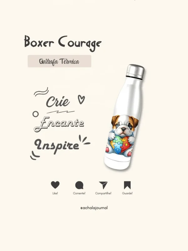 Garrafa Elo Autista French Bulldog Sparkle