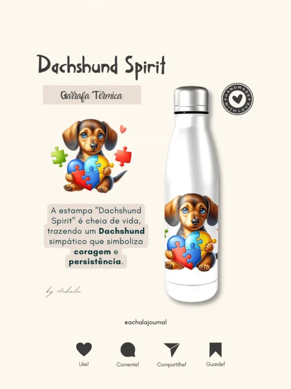 Garrafa Elo Autista Dachshund Spirit
