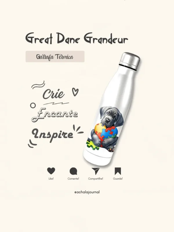 Garrafa Elo Autista Great Dane Grandeur