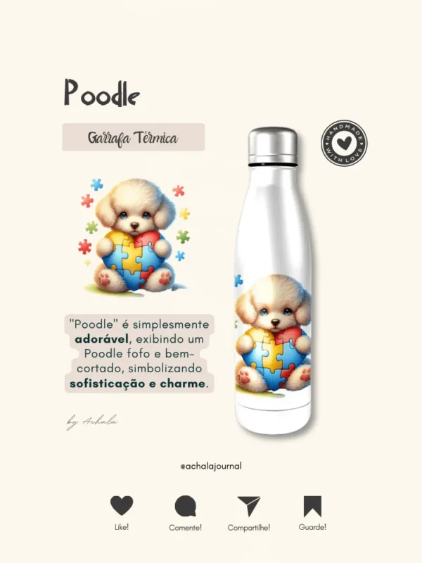 Garrafa Elo Autista Poodle Elegance