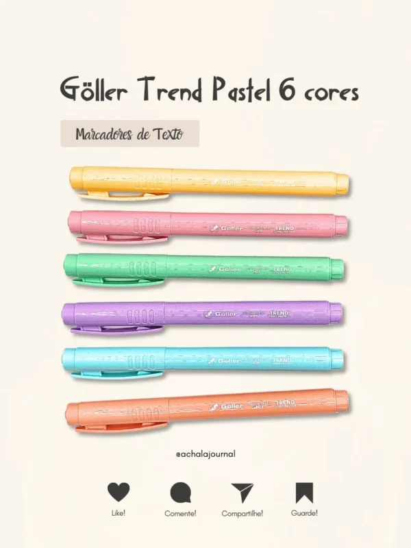 Göller Trend Pastel 6 cores