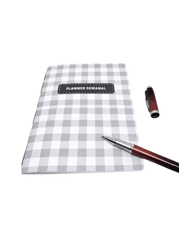 Planner Achala Journey Xadrez - Insert Semanal Premium Não Datado