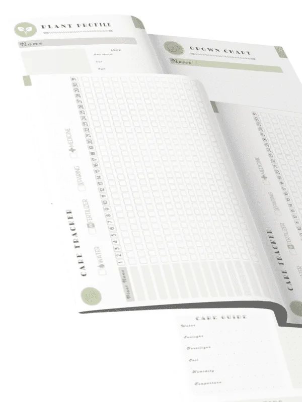 Planner Achala Flora - Insert Plantas CareTracker