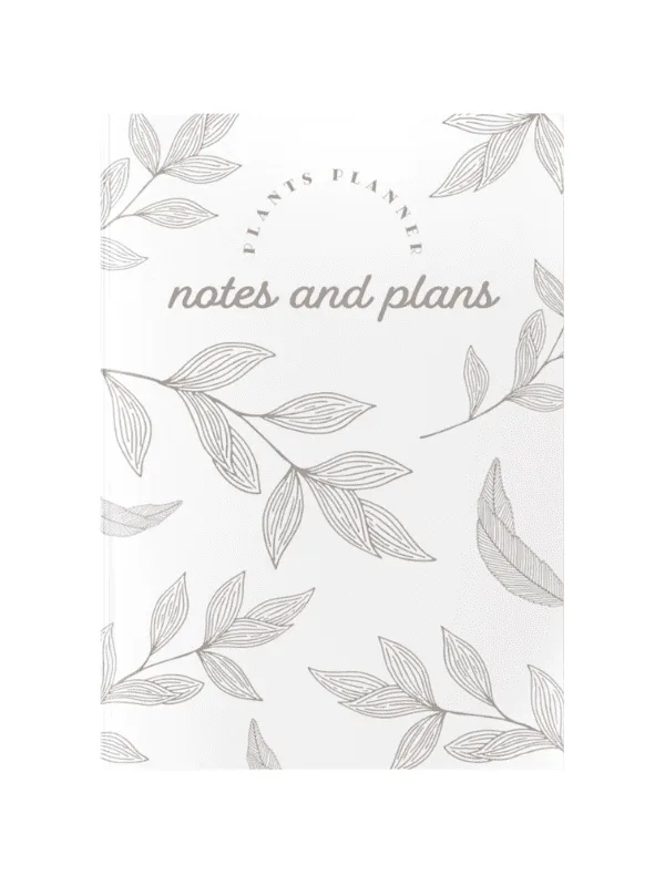 Planner Achala Flora - Insert Plantas CareTracker