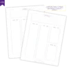 Refil Planner Semanal Datado 2025 Journey Permanente 8 furos 90g - Ofertas Papelaria Achala