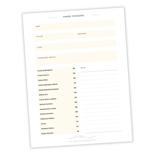 Refil Planner Semanal Datado 2025 Journey Permanente 8 furos 90g - Ofertas Papelaria Achala