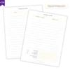 Refil Planner Semanal Datado 2025 Journey Permanente 8 furos 90g - Ofertas Papelaria Achala