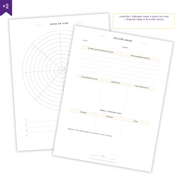 Refil Planner Semanal Datado 2025 Journey Permanente 8 furos 90g - Ofertas Papelaria Achala
