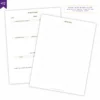 Refil Planner Não Datado Permanente Journey Diário para 1 Semestre Refil 8 furos 90g - Agendas Achala Journal