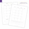 Refil Planner Não Datado Permanente Journey Diário para 1 Semestre Refil 8 furos 90g - Agendas Achala Journal