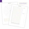 Refil Planner Não Datado Permanente Journey Diário para 1 Semestre Refil 8 furos 90g - Agendas Achala Journal