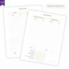 Refil Planner Não Datado Permanente Journey Diário para 1 Semestre Refil 8 furos 90g - Agendas Achala Journal