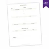 Refil Planner Não Datado Permanente Journey Diário para 1 Semestre Refil 8 furos 90g - Agendas Achala Journal