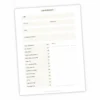Refil Planner Não Datado Permanente Journey Diário para 1 Semestre Refil 8 furos 90g - Agendas Achala Journal