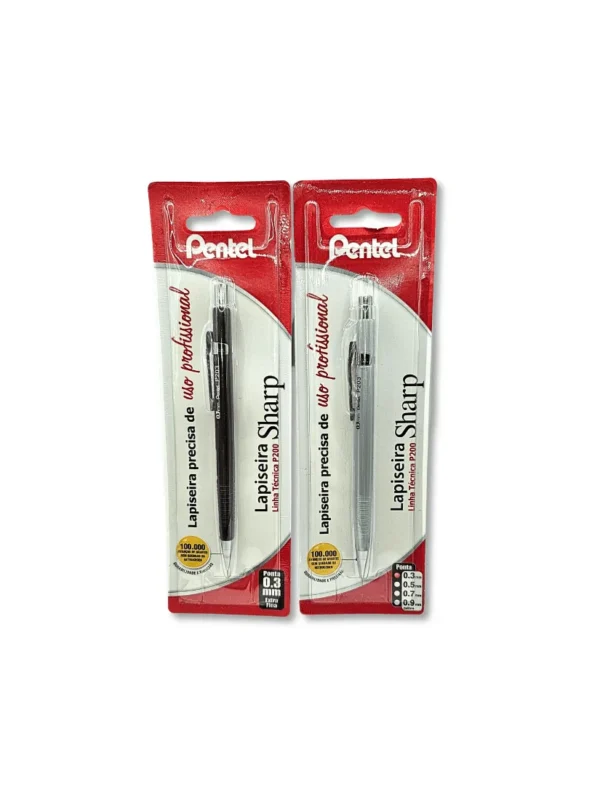 Lapiseira Sharp P200 0.3MM - Pentel
