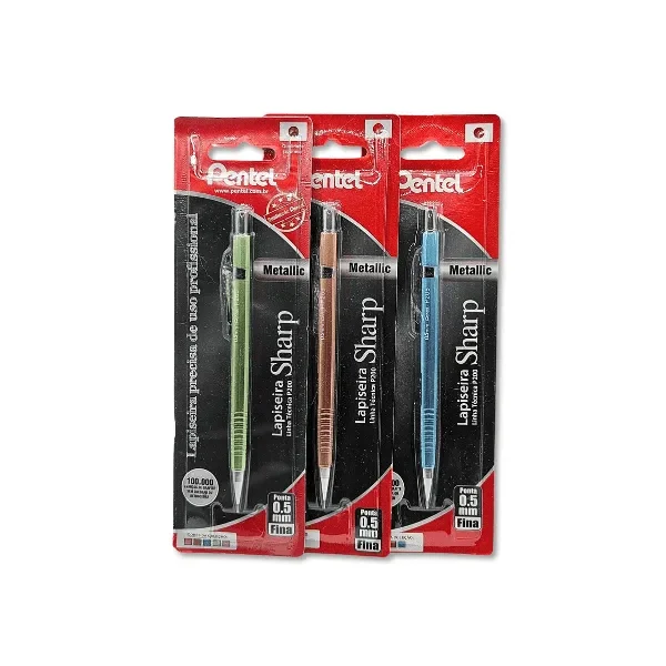 Lapiseira Sharp Metálica P200 0.5MM - Pentel