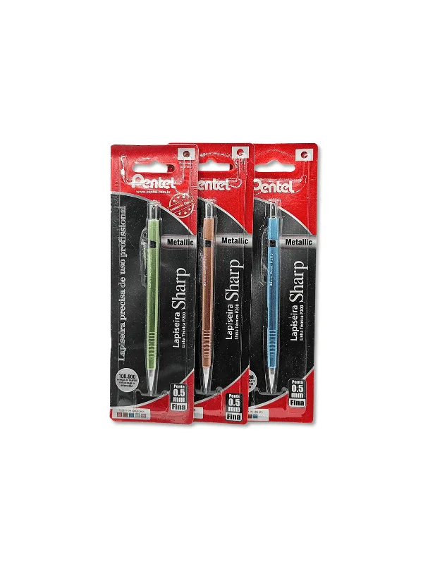 Lapiseira Sharp Metálica P200 0.5MM - Pentel