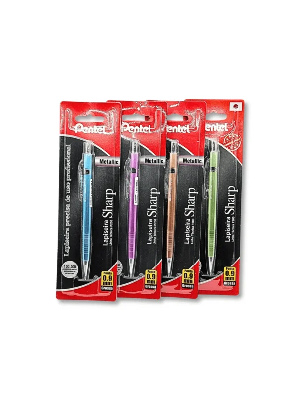 Lapiseira Sharp Metálica P200 0.9MM - Pentel