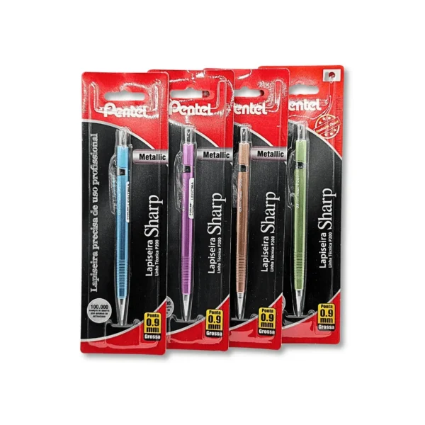 Lapiseira Sharp Metálica P200 0.9MM - Pentel