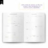 Lumine Planner Semanal Compacta Agenda Permanente Não Datado Tipo Midori Bronze
