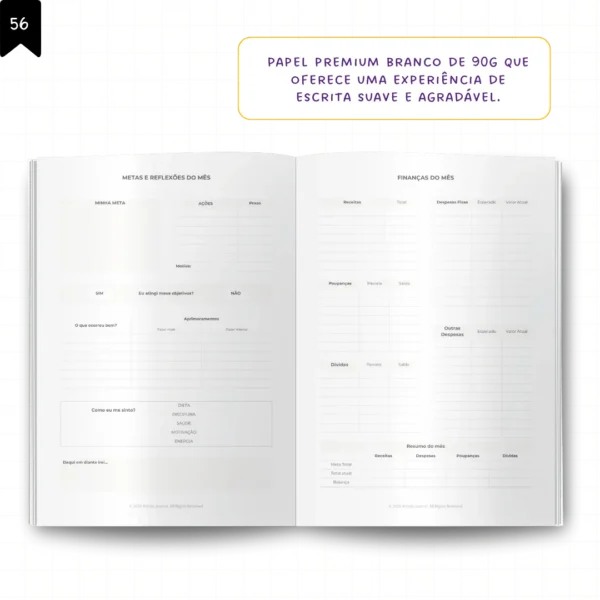 Lumine Planner Semanal Compacta Agenda Permanente Não Datado Tipo Midori Bronze