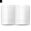 Lumine Planner Semanal Compacta Agenda Permanente Não Datado Tipo Midori Bronze