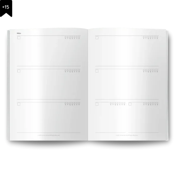 Lumine Planner Semanal Agenda Permanente Não Datado Tipo Midori Rublo