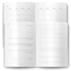 Lumine Planner Semanal Compacta Agenda Permanente Não Datado Tipo Midori Bronze
