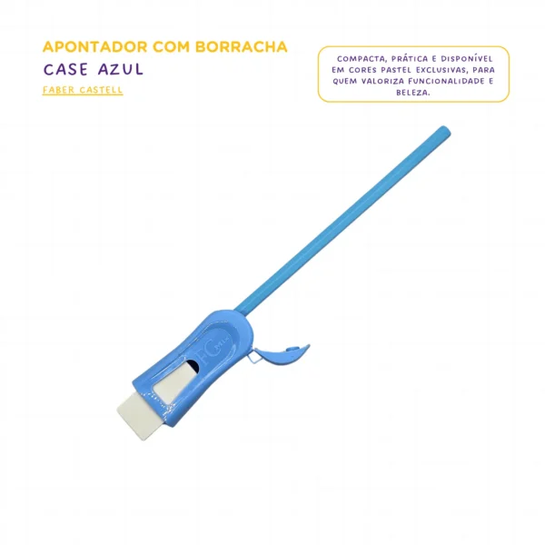 Apontador Com Borracha Tons Pastel - Faber Castell