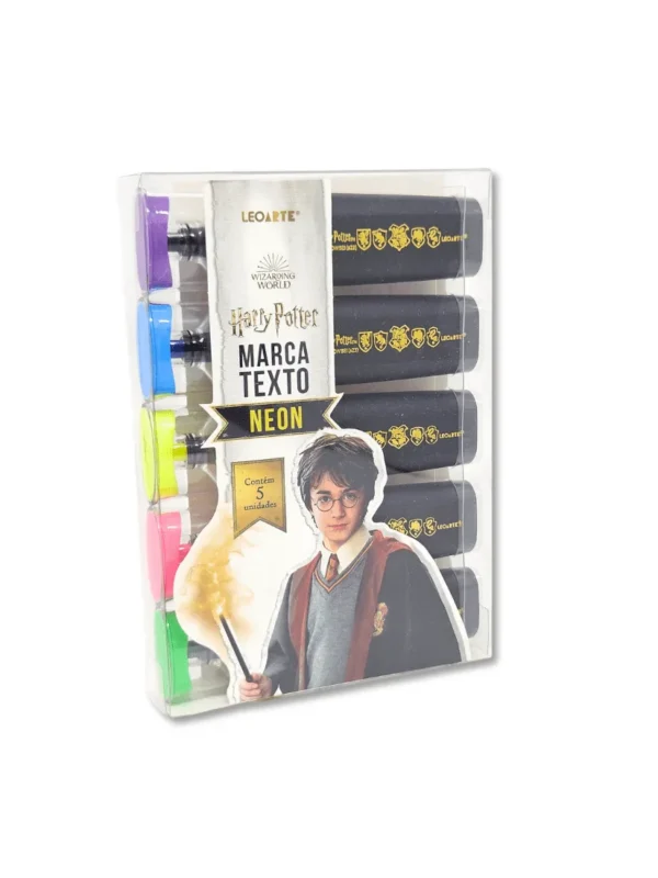 Harry potter kit de 6 marcadores de texto