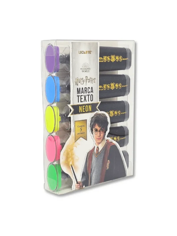 Harry potter kit de 6 marcadores de texto