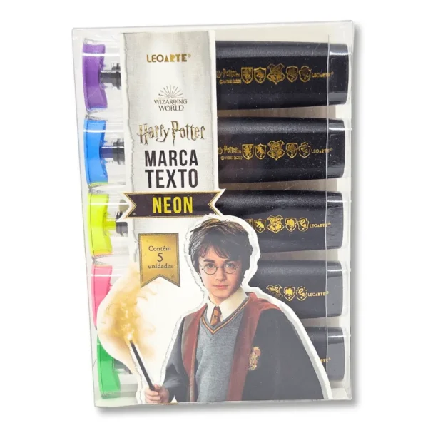 Harry potter kit de 6 marcadores de texto