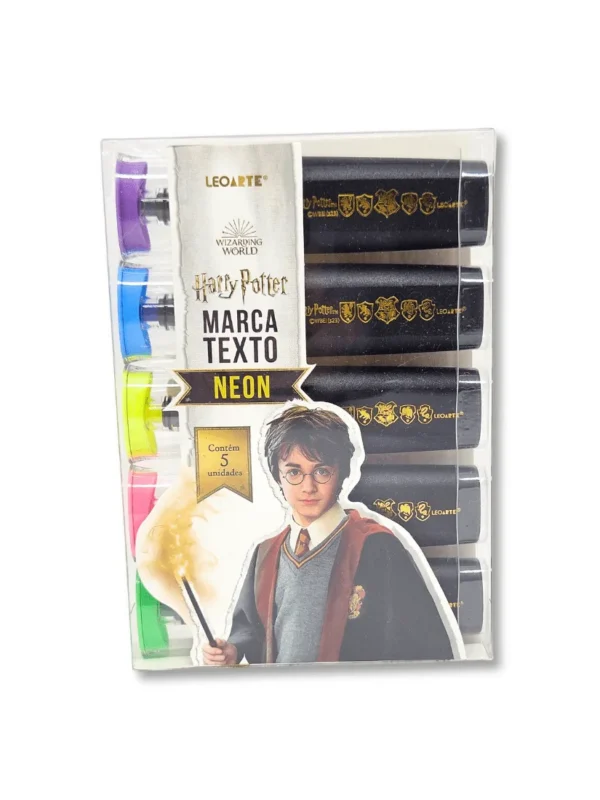 Harry potter kit de 6 marcadores de texto