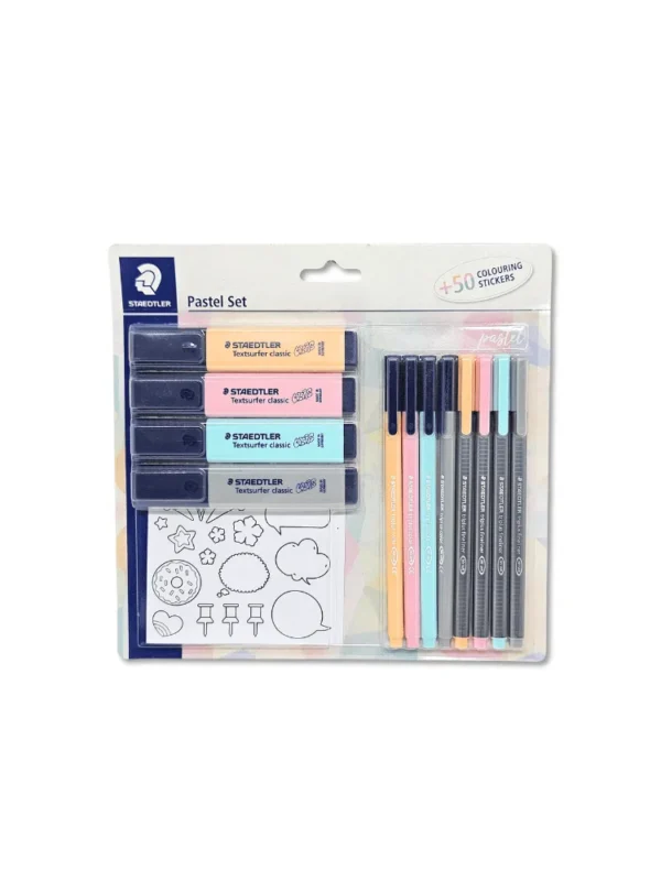 STAEDTLER Kit Pastel Set c/ Adesivos