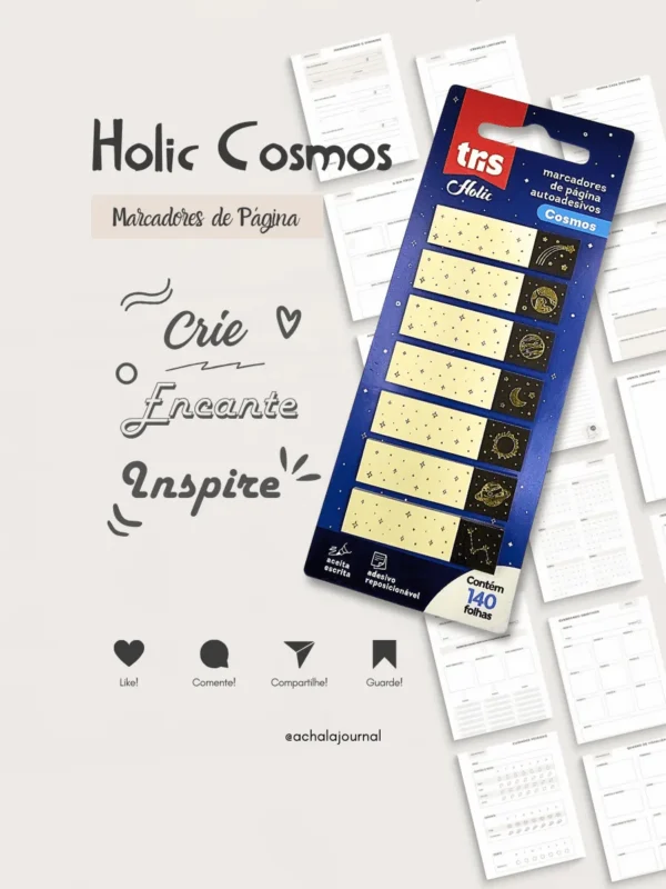 Marcadores Tris Holic Cosmos Adesivos