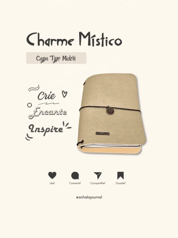 Capa Planner Achala Encantos do Cosmos - Tipo Midori
