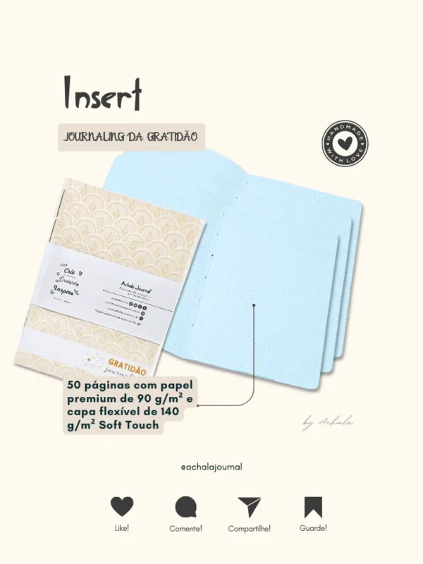 Achala Insert Journaling da Gratidão