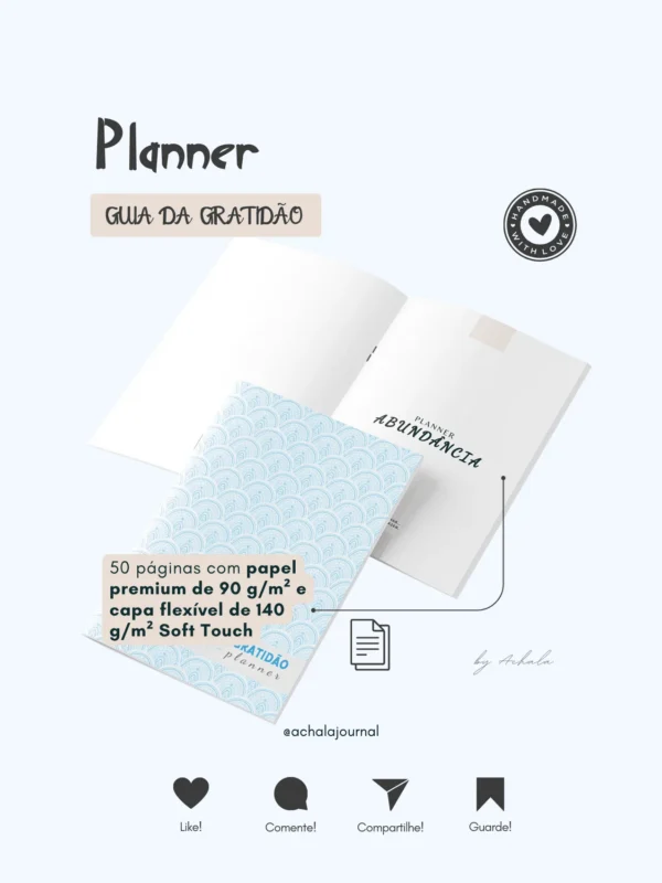 Achala Planner Guia da Gratidão - Insert Mensal