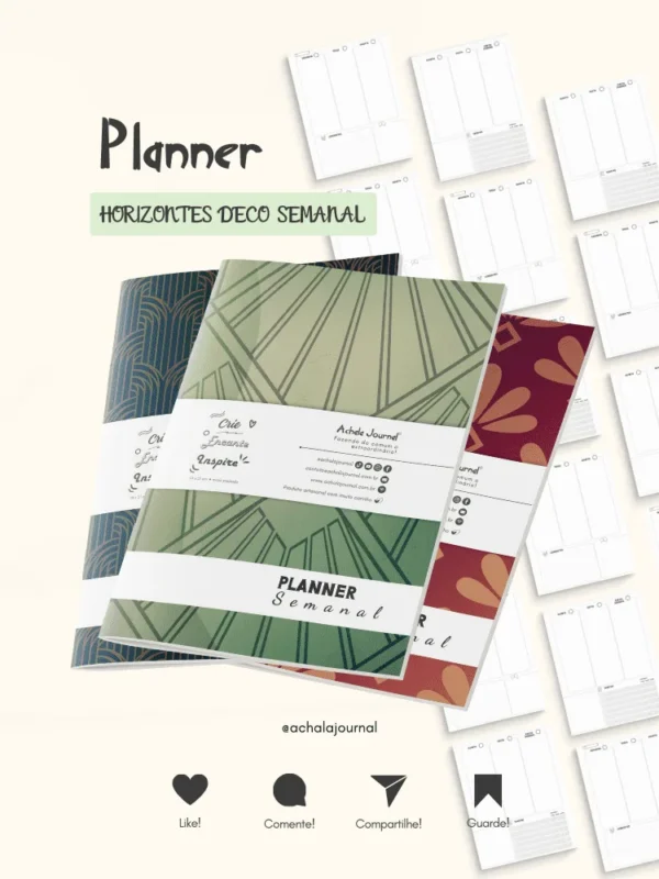 Achala Planner Horizontes Deco Semanal