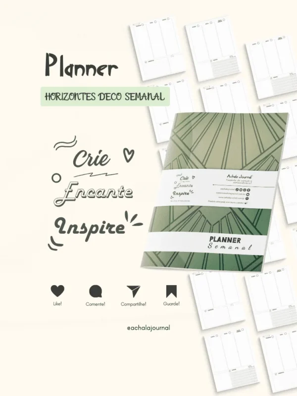 Achala Planner Horizontes Deco Semanal