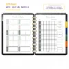 Refil Planner Meu Social Media Anual Achala 8 furos