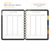 Refil Planner Meu Social Media Anual Achala 8 furos