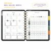 Refil Planner Meu Social Media Anual Achala 8 furos
